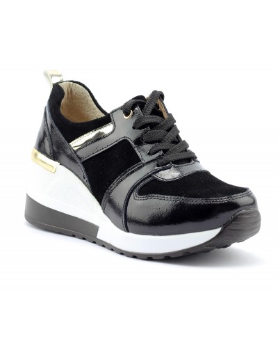 Sneakersy damskie Caltagirone Black-White22