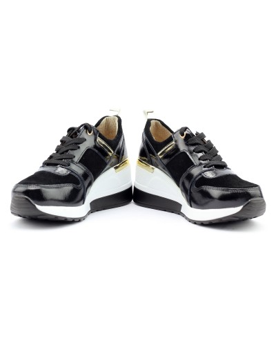 Sneakersy damskie Caltagirone Black-White22